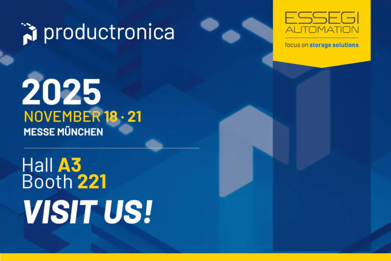 essegi automation save the date productronica 2025 accelonix